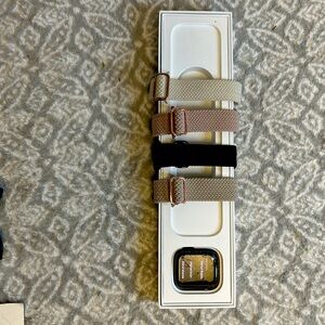 44mm iwatch SE broken face /used for repair with 4 cloth stretch bands